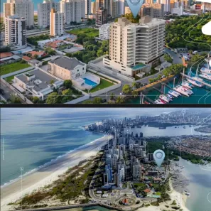 Apartamento com 4 Quartos à venda, 208m² no Ponta D'Areia, São Luís