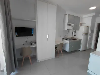 Apartamento com 1 Quarto para alugar, 25m² no Vila Firmiano Pinto, São Paulo