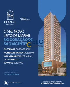 Apartamento com 1 Quarto à venda, 56m² no Centro, São Vicente