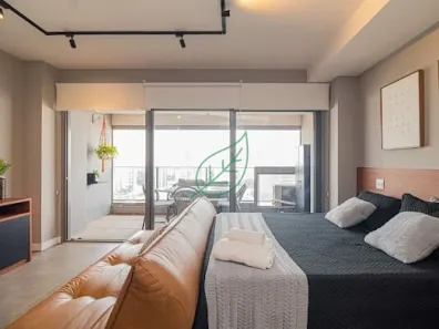Apartamento com 1 Quarto para alugar, 42m² no Brooklin Paulista, São Paulo