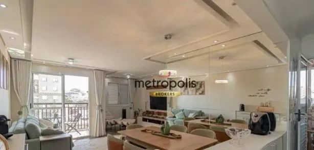 Apartamento com 2 Quartos à venda, 68m² no Vila Metalúrgica, Santo André