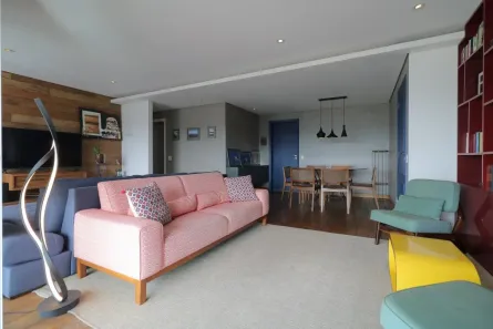 Apartamento com 3 Quartos para alugar, 130m² no Cidade Monções, São Paulo