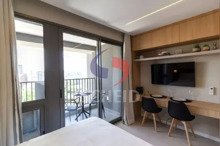 Flat com 1 Quarto à venda, 27m² no Brooklin Paulista, São Paulo