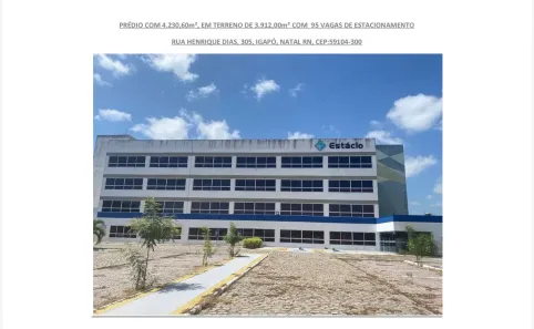 Prédio Residencial para alugar, 4230m² no Igapó, Natal