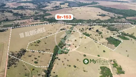 Lote/Terreno à venda, 87m² no BR 153, Hidrolândia
