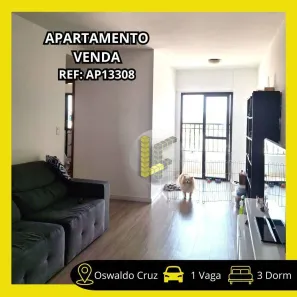 Apartamento com 3 Quartos à venda, 79m² no Olímpico, São Caetano do Sul