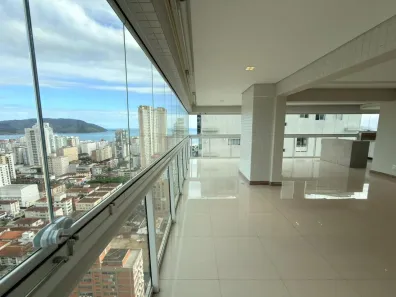 Apartamento com 3 Quartos para alugar, 171m² no Embaré, Santos