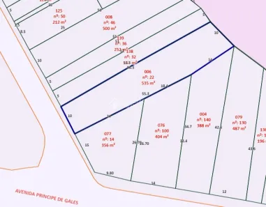 Lote/Terreno à venda, 535m² no Vila Príncipe de Gales, Santo André
