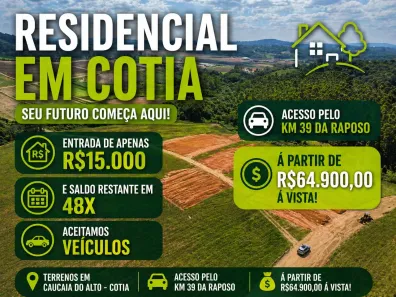 Lote/Terreno à venda, 500m² no Altos de Caucaia (Caucaia do Alto), Cotia