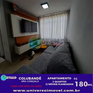 Apartamento com 2 Quartos à venda, 65m² no Colubande, São Gonçalo