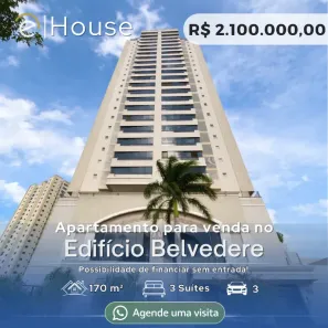 Apartamento com 3 Quartos à venda, 170m² no Parque Sagrada Família, Rondonópolis