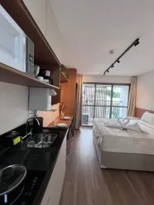 Apartamento com 1 Quarto para alugar, 27m² no Mirandópolis, São Paulo