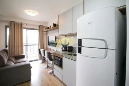 Flat com 1 Quarto para alugar, 40m² no Indianópolis, São Paulo