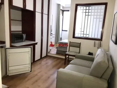 Flat com 1 Quarto para alugar, 34m² no Cerqueira César, São Paulo