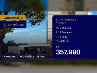 Apartamento com 2 Quartos à venda, 76m² no Conjunto Jacaraípe, Serra