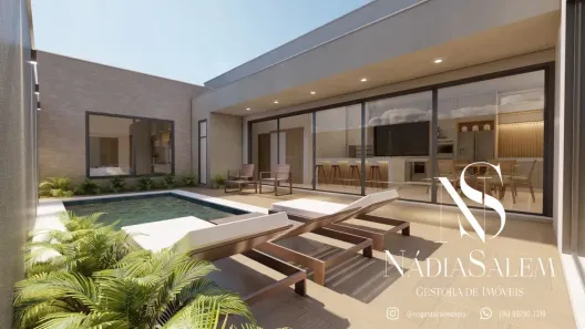 Casa de Condomínio com 3 Quartos à venda, 180m² no Condomínio Residencial Cafezal, Jaú