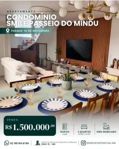 Apartamento com 3 Quartos à venda, 150m² no Parque 10 de Novembro, Manaus