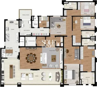 Apartamento com 4 Quartos à venda, 296m² no Anhangabaú, Jundiaí