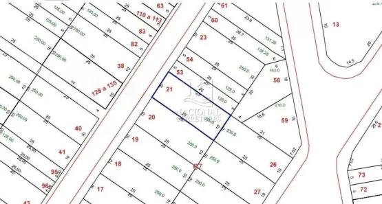 Lote/Terreno à venda, 250m² no Parque João Ramalho, Santo André