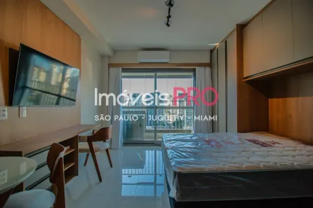 Apartamento com 1 Quarto para alugar, 30m² no Indianópolis, São Paulo