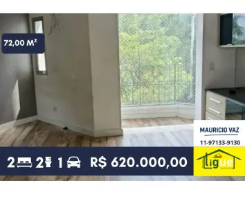 Apartamento com 2 Quartos à venda, 60m² no Vila Indiana, São Paulo