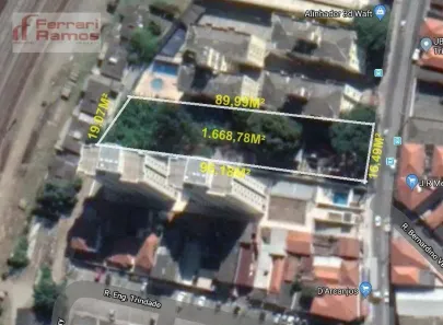 Lote/Terreno à venda, 1669m² no Penha de França, São Paulo
