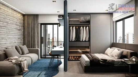Apartamento com 1 Quarto à venda, 29m² no Vila Izabel, Curitiba