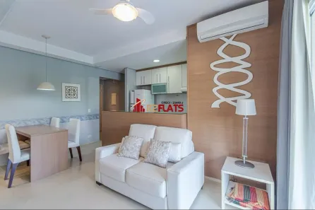 Flat com 1 Quarto para alugar, 50m² no Cerqueira César, São Paulo