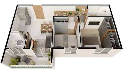 Apartamento com 2 Quartos à venda, 45m² no Barra do Ceará, Fortaleza