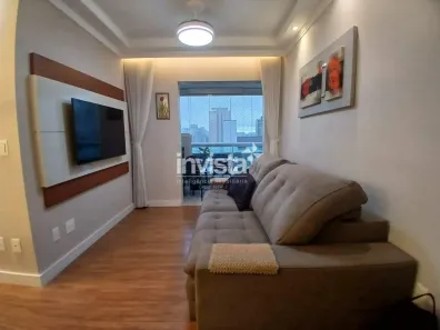 Apartamento com 2 Quartos à venda, 74m² no Gonzaga, Santos