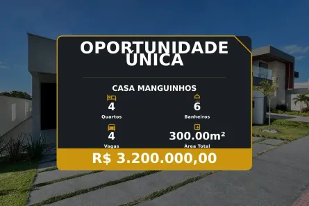 Casa com 4 Quartos à venda, 300m² no Manguinhos, Serra