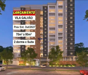 Apartamento com 2 Quartos à venda, 74m² no Jardim Vila Galvão, Guarulhos