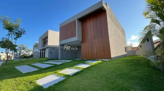Casa de Condomínio com 4 Quartos à venda, 377m² no Alphaville (Abrantes), Camaçari