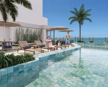 Apartamento com 1 Quarto à venda, 26m² no Cabo Branco, João Pessoa