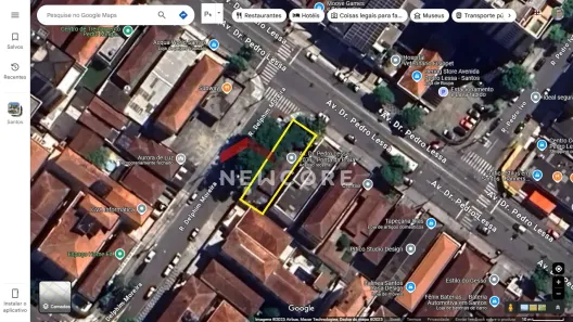 Lote/Terreno à venda, 272m² no Embaré, Santos
