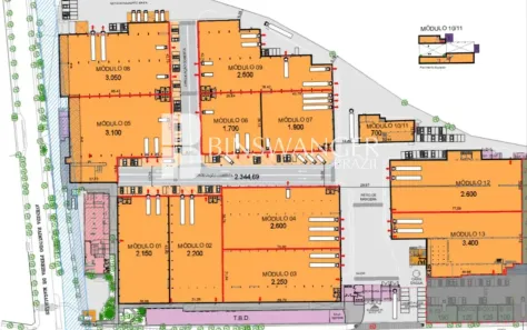 Galpão/Depósito/Armazém para alugar, 2557m² no Vila Anastácio, São Paulo