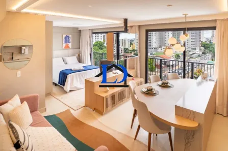 Flat com 1 Quarto à venda, 45m² no Setor Bueno, Goiânia