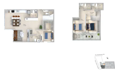 Cobertura com 3 Quartos à venda, 126m² no Trindade, Florianópolis