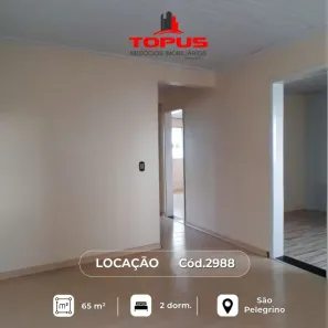 Apartamento com 2 Quartos para alugar, 65m² no São Pelegrino, Caxias do Sul