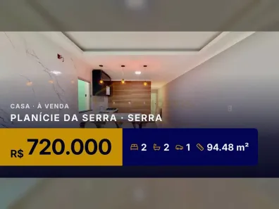 Casa com 2 Quartos à venda, 94m² no Planície da Serra, Serra