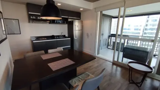 Apartamento com 1 Quarto para alugar, 62m² no Cidade Monções, São Paulo