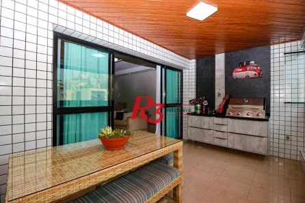 Apartamento com 3 Quartos à venda, 155m² no Gonzaga, Santos