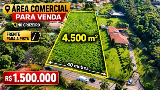Lote/Terreno à venda, 4500m² no Chácara Cruzeiro do Sul, Sumaré
