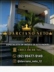 Casa de Condomínio com 5 Quartos para alugar, 340m² no Ponta Negra, Manaus