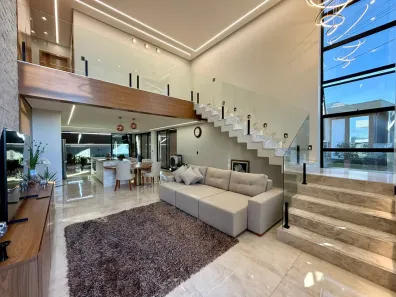 Casa de Condomínio com 4 Quartos à venda, 317m² no Jardins Bolonha, Senador Canedo