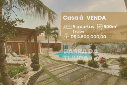 Casa de Condomínio com 5 Quartos à venda, 500m² no Barra da Tijuca, Rio de Janeiro