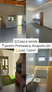 Casa com 3 Quartos à venda, 105m² no Jardim Primavera 1ª Etapa, Anápolis