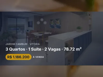 Apartamento com 3 Quartos à venda, 78m² no Jardim Camburi, Vitória