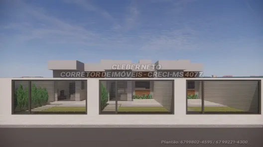 Casa com 2 Quartos à venda, 45m² no Jardim Inápolis, Campo Grande