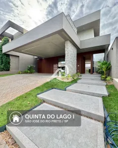 Casa de Condomínio com 3 Quartos à venda, 202m² no Quinta do Lago Residence, São José do Rio Preto